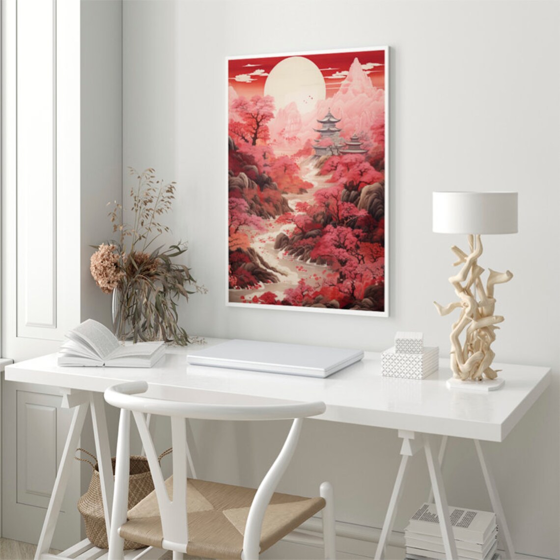 Hokusai Japanese Landscape Art Print - Image 3