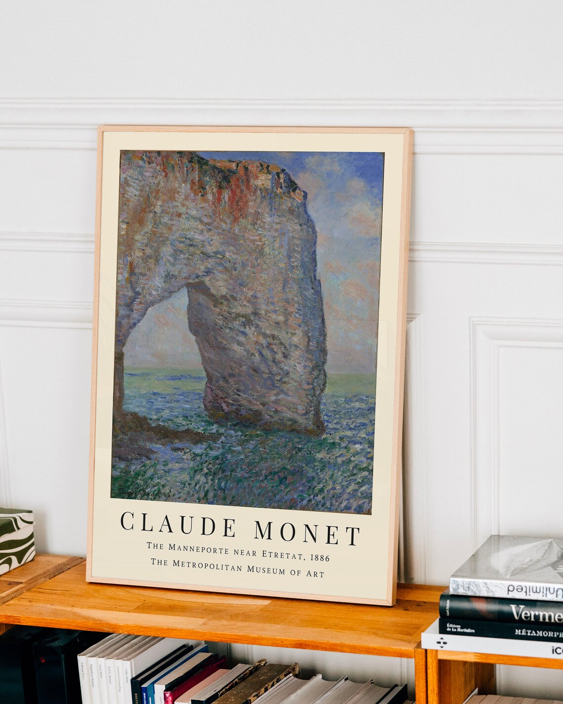 Claude Monet The Manneporte near Etretat 1886 Rock Arch Poster - Image 3