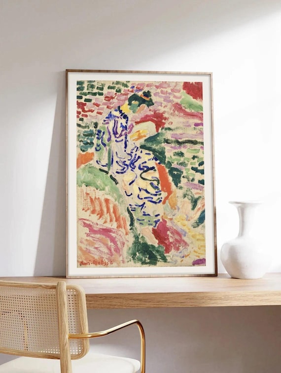 Henri Matisse Japanese Woman by the Water Fauvist Figure Poster