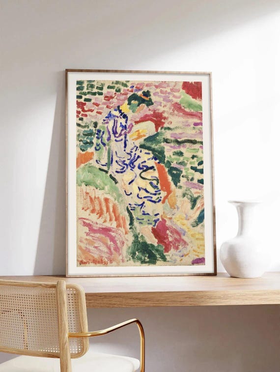 Matisse Poster Japanese Woman By The Water Henri Matisse Abstract Art Fine Art Print On Museum Quality Paper