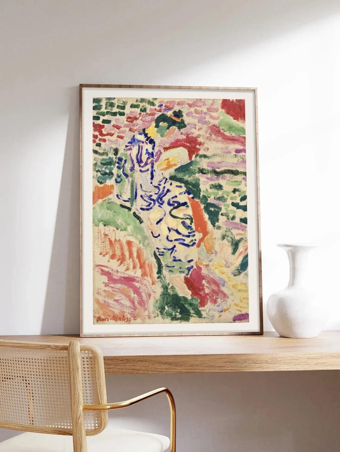 Henri Matisse Japanese Woman by the Water Fauvist Figure Poster