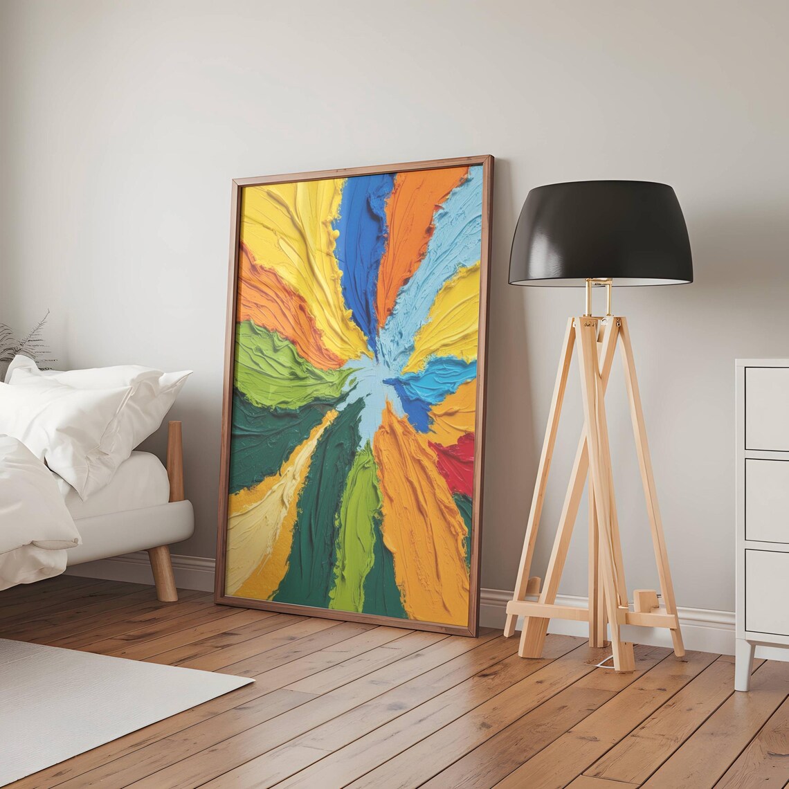 Colorful Abstract Artwork, Modern Home Decor - Image 2