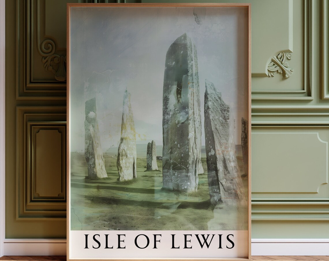 Isle of Lewis Standing Stones Misty Callanish Photo Art Poster - Image 3