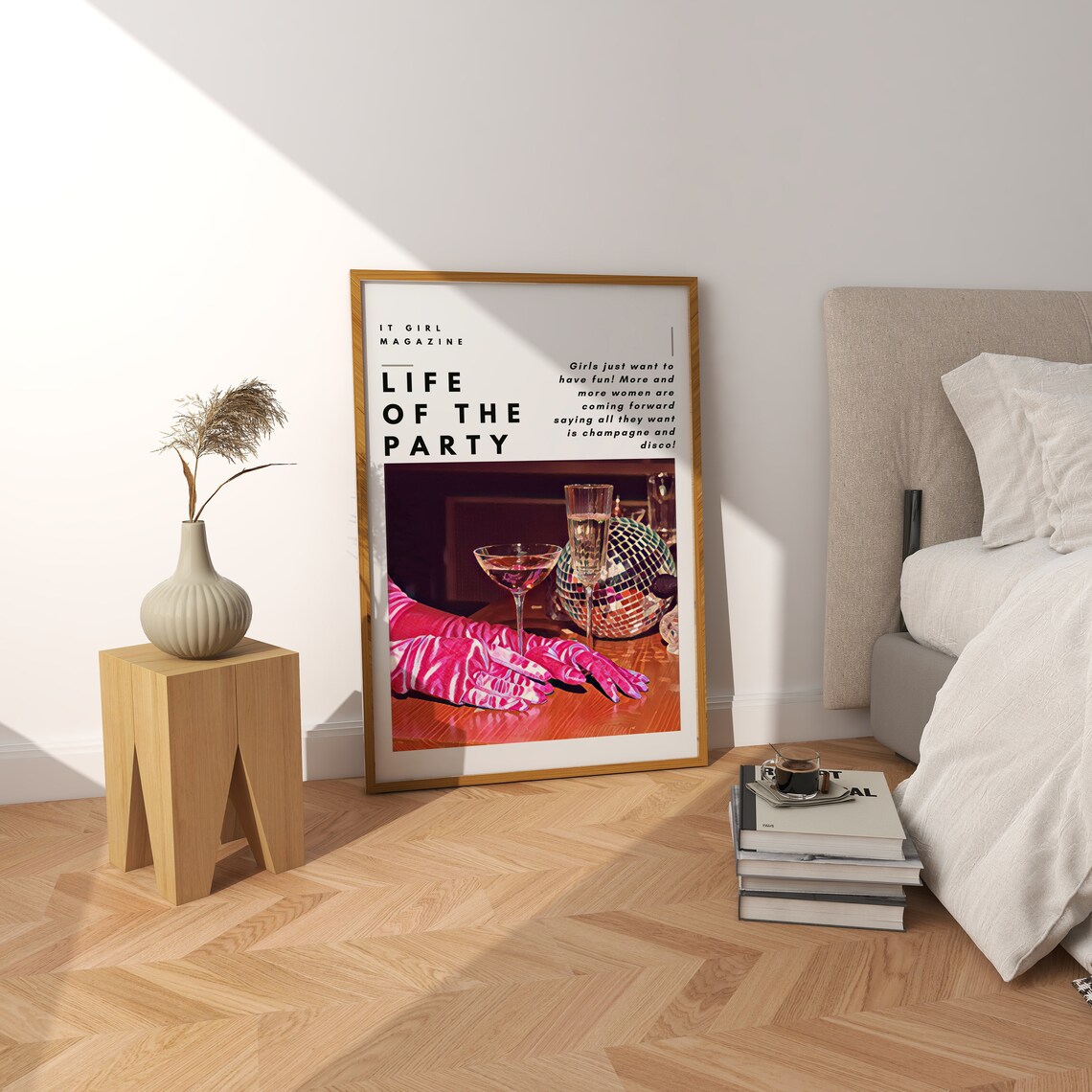 Life Of The Party Cocktail Disco, Retro Art Print - Image 5