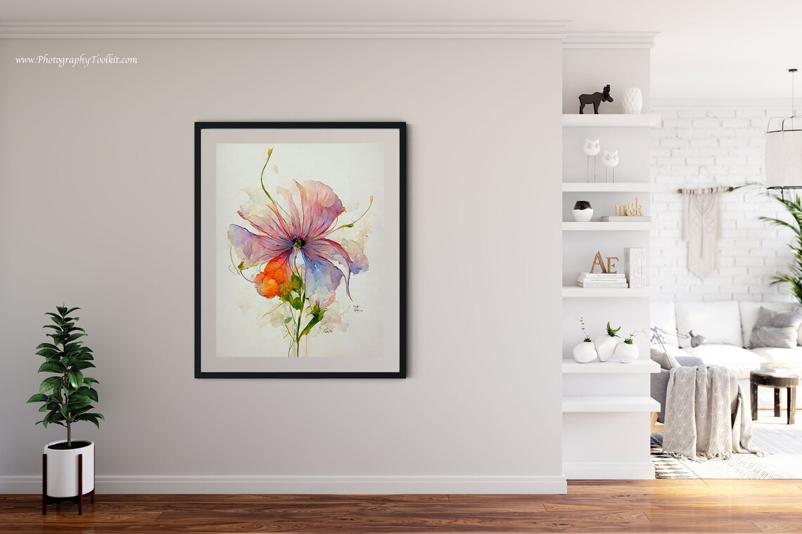 Wildflowers Botanical Home Decor Art Print - Image 2