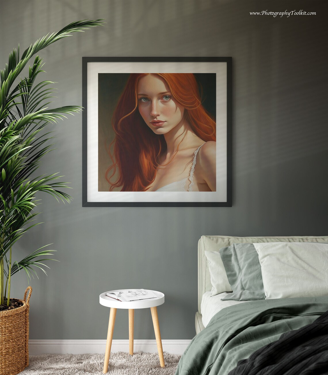 Vintage Woman Portrait Art Print, Lady Portrait - Image 2
