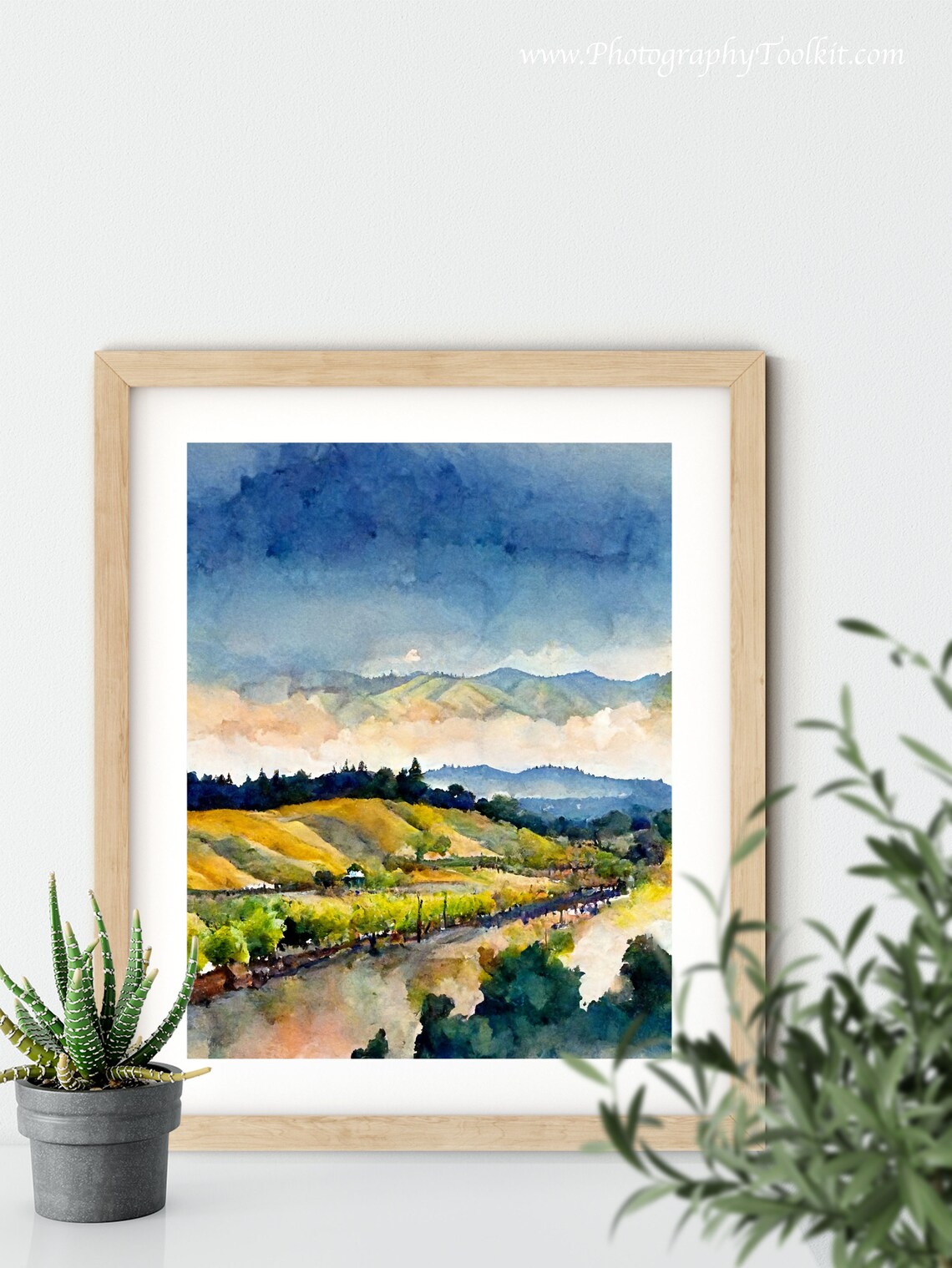 Napa Valley Wine Country Poster, California Wall Art - Image 5