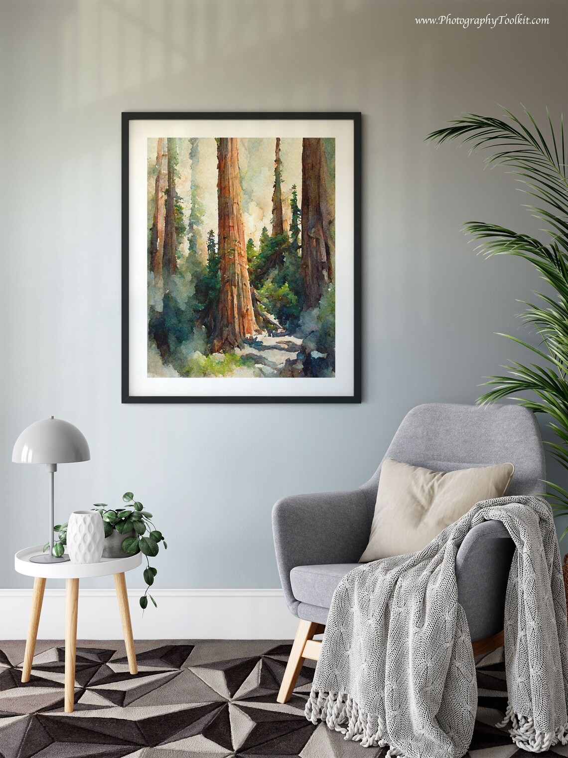 Sequoia National Park Mountain Art Print - Image 6