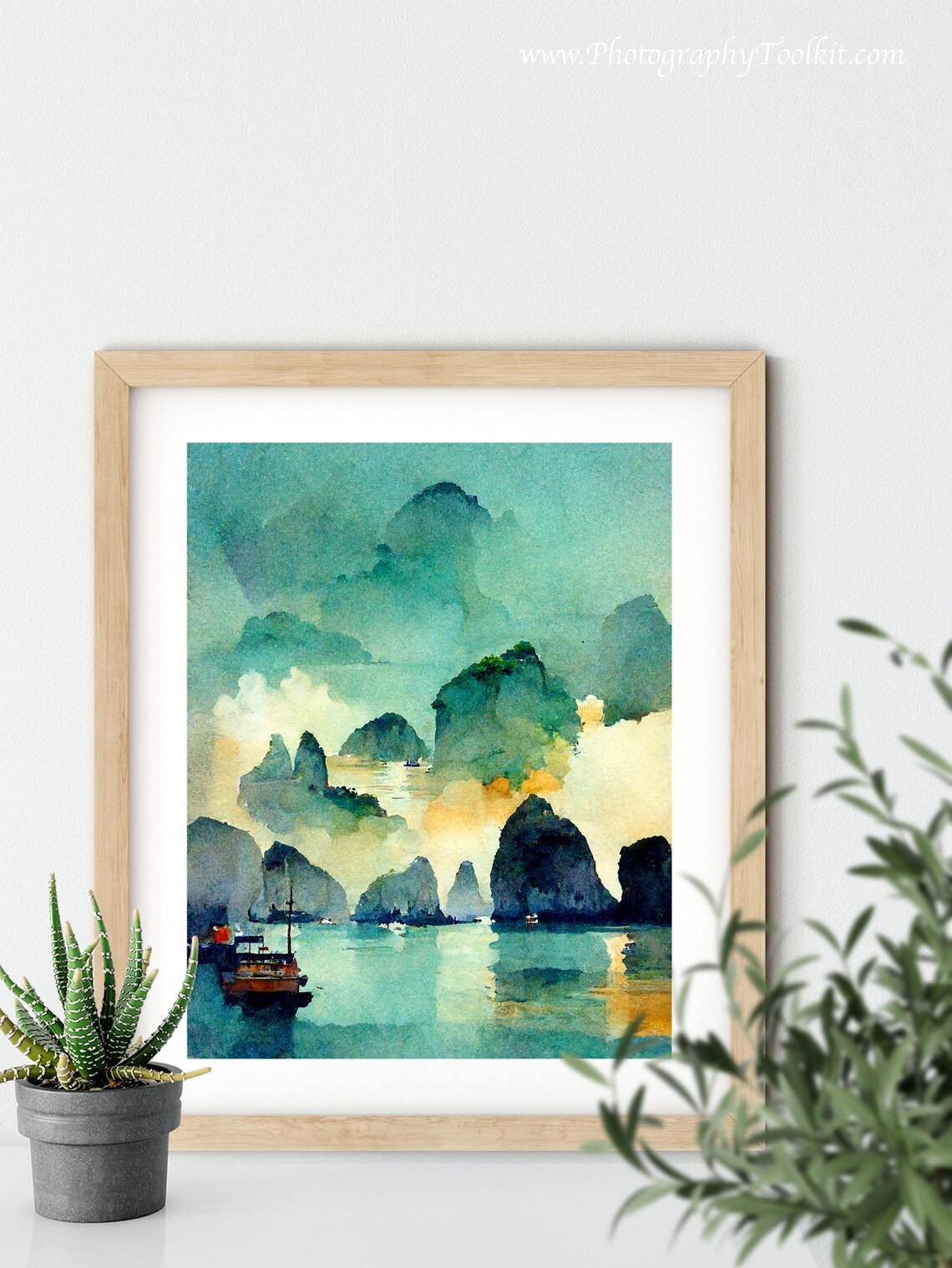 Vietnam Ha Long Bay Travel Poster, Vietnam Wall Decor - Image 5
