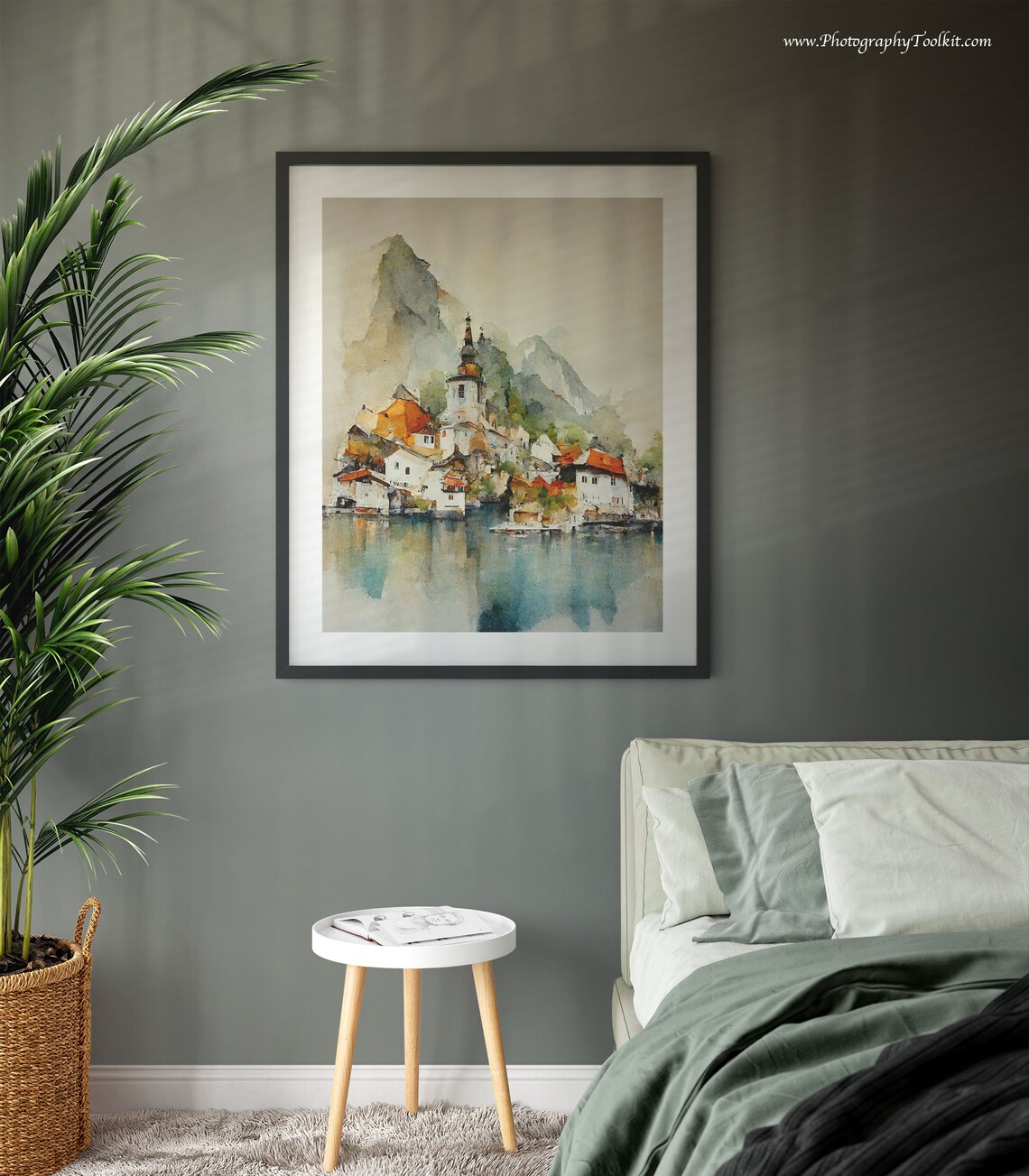 Hallstatt Austria Church Lakeside Village Scenic Scenic Poster - Image 3
