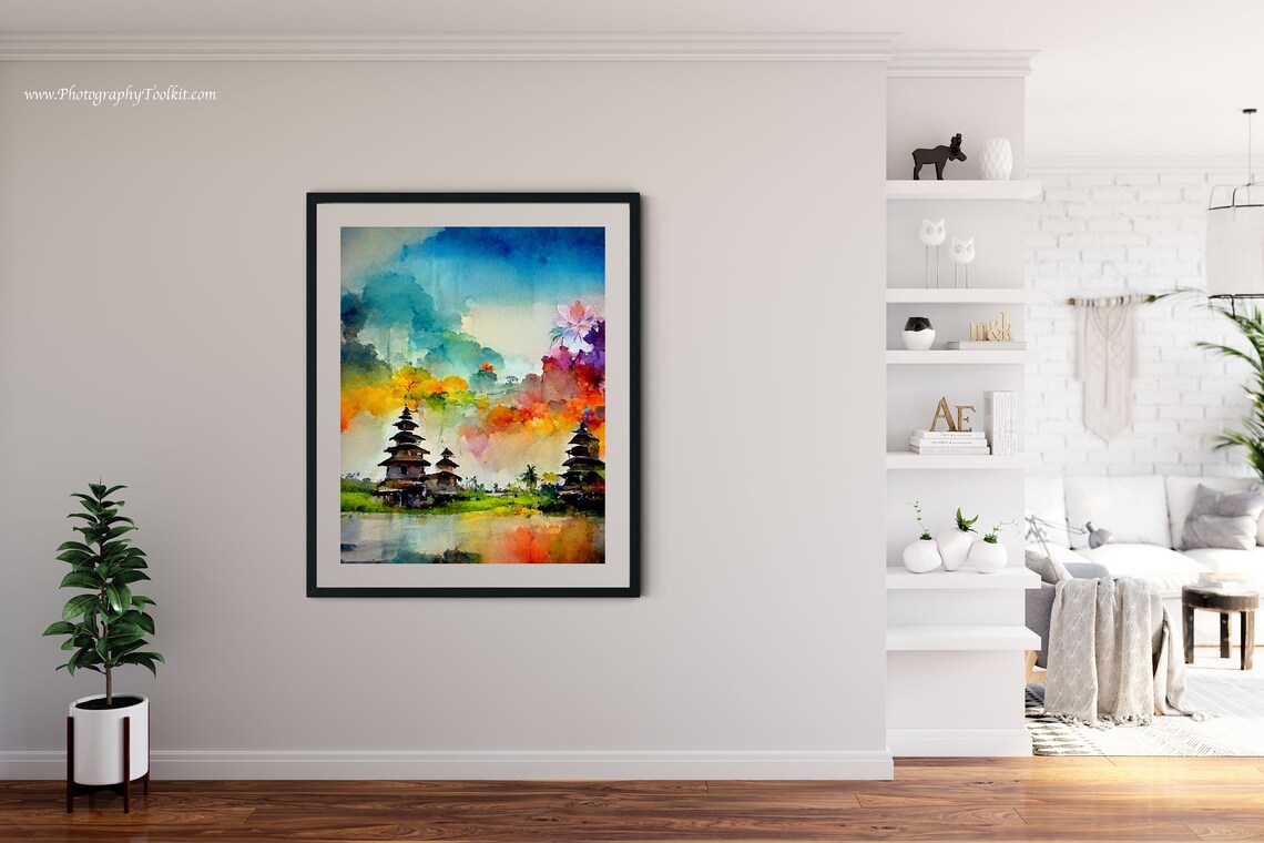 Bali Landscape Art Print, Indonesian Travel Poster - Image 4