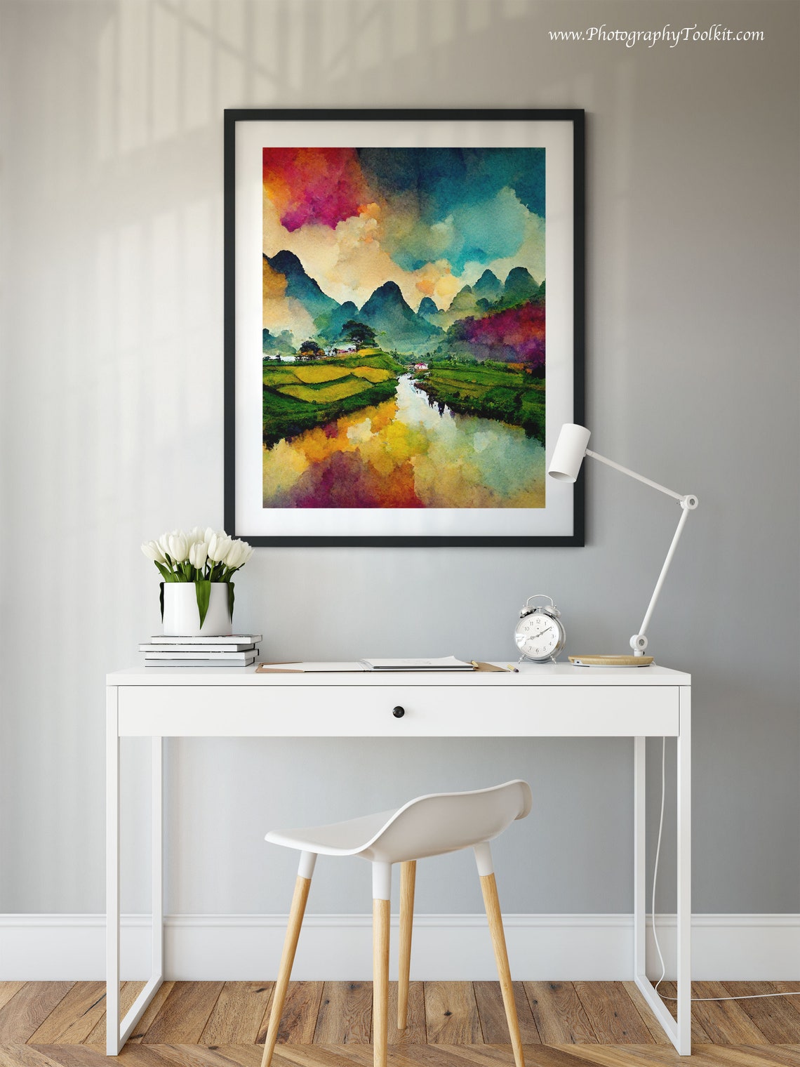 Vietnam Wall Art Prints Vietnam Watercolor Painting Vietnam Wall Decor Vietnam Poster Print Vietnam Photo Vietnam Wall Art Asia Poster - Image 2