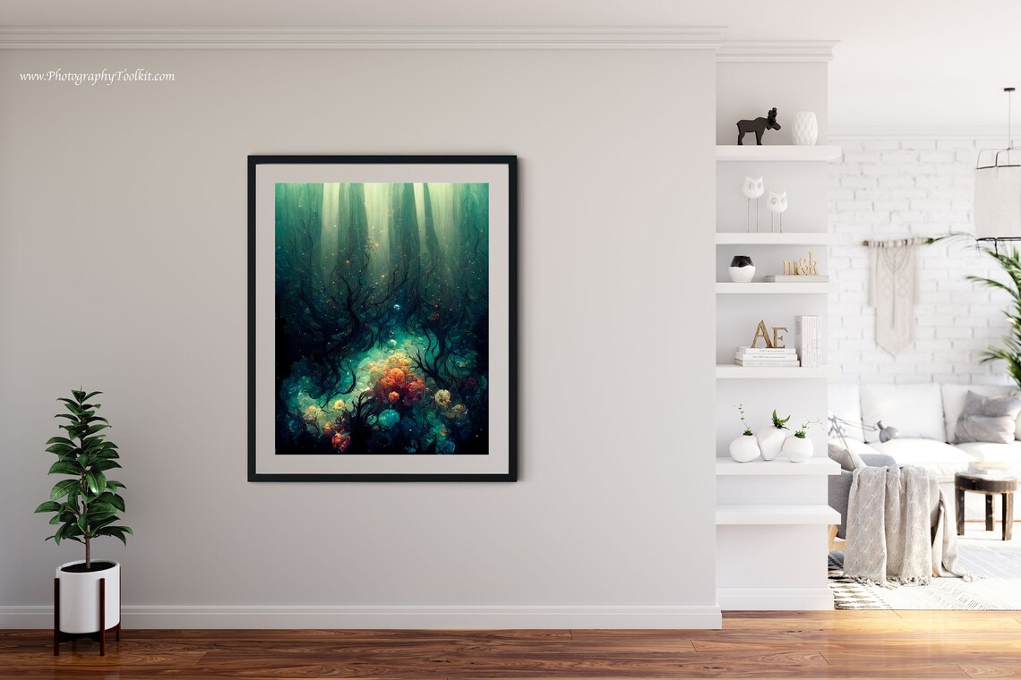 Deep Sea Prints, Under The Sea Sea Life Poster - Image 4