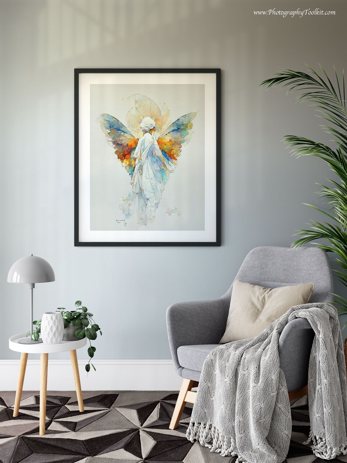 Guardian Angel Print, Spiritual Wall Art Print - Image 6