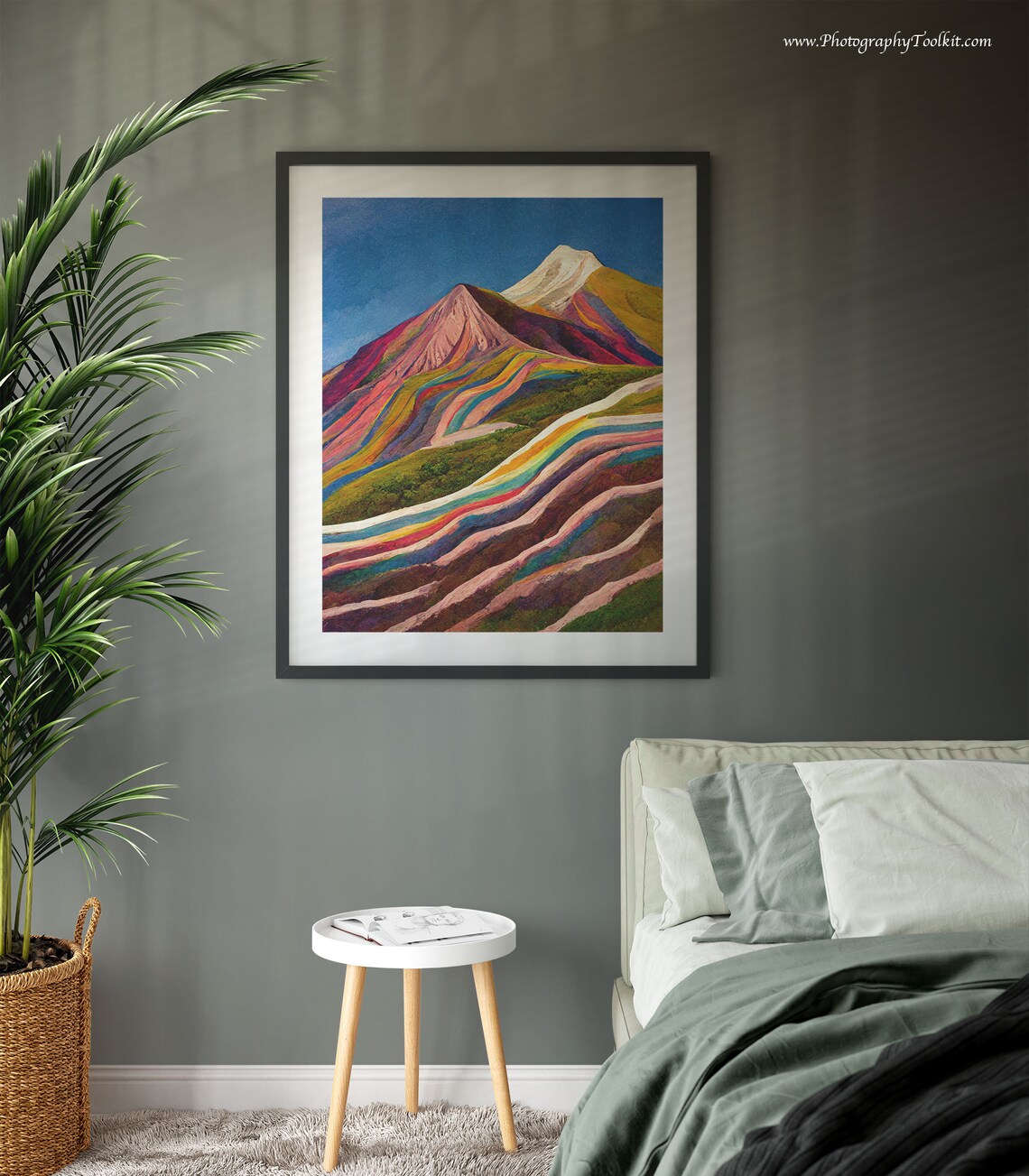 Vinicunca Rainbow Mountain, Peru Landscape Art Print - Image 3