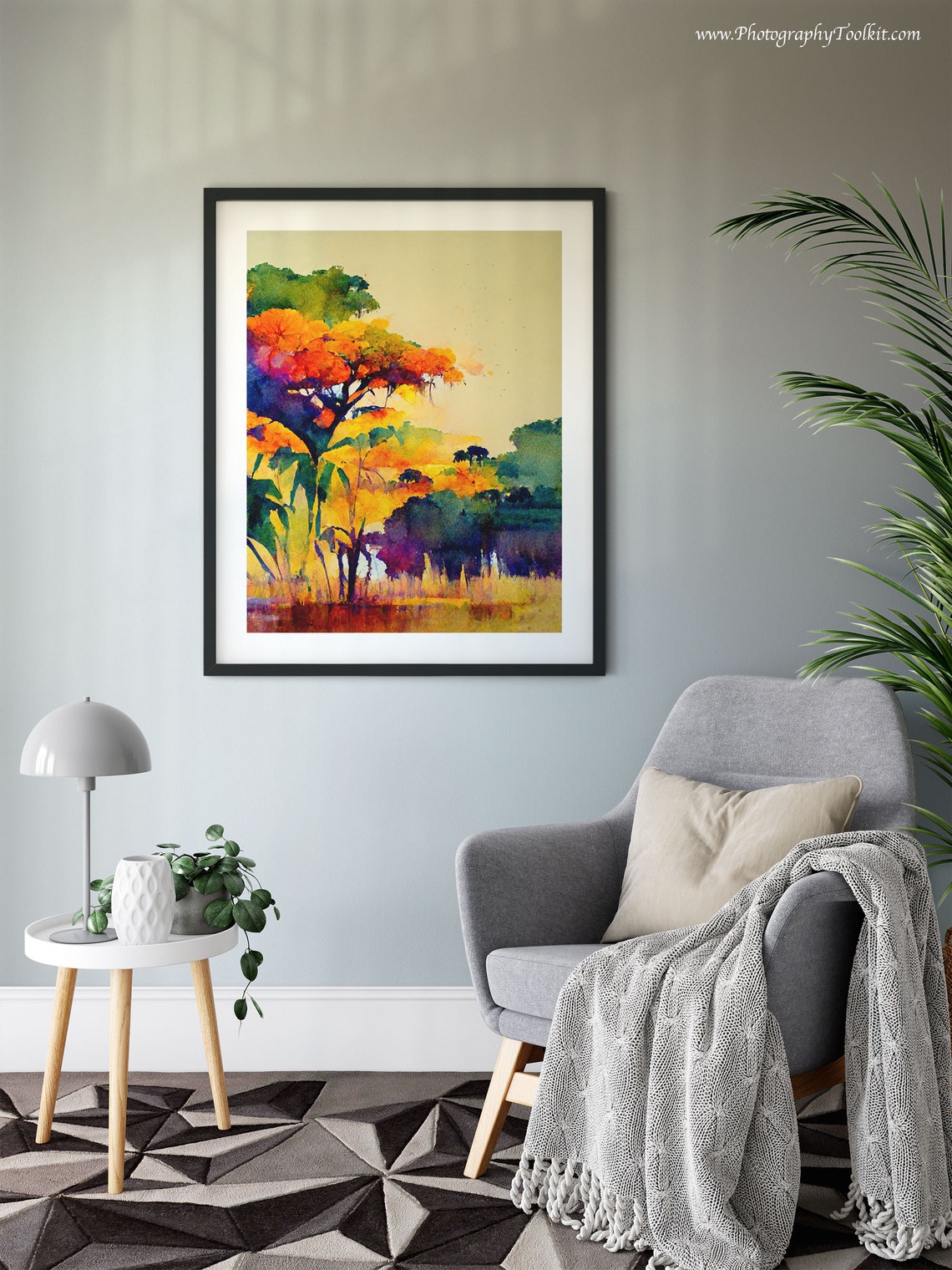Swamp Painting Brazil Wall Art South America Wall Art South America Gift Wildlife Art Travel Print Road Trip Art Bayou Sunset Print - Image 6