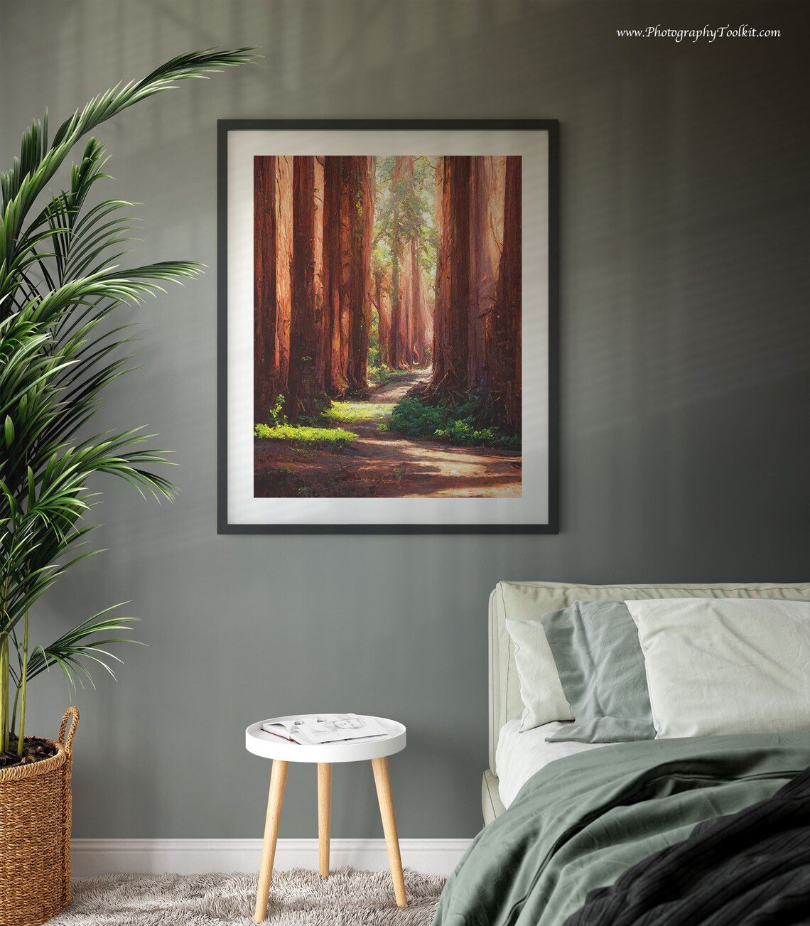 Redwood National Park Vintage Travel Poster - Image 3