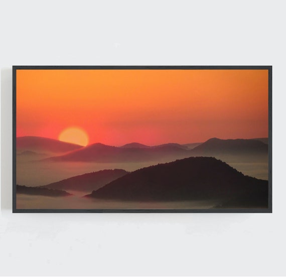 Sunrise Blue Ridge Mountains Art Print