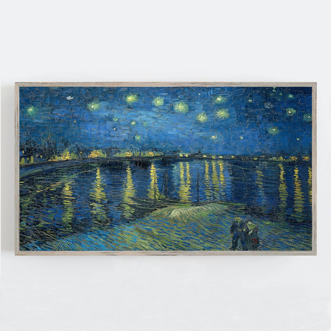 Van Gogh Starry Night Over Rhone Wall Art Print - Image 2