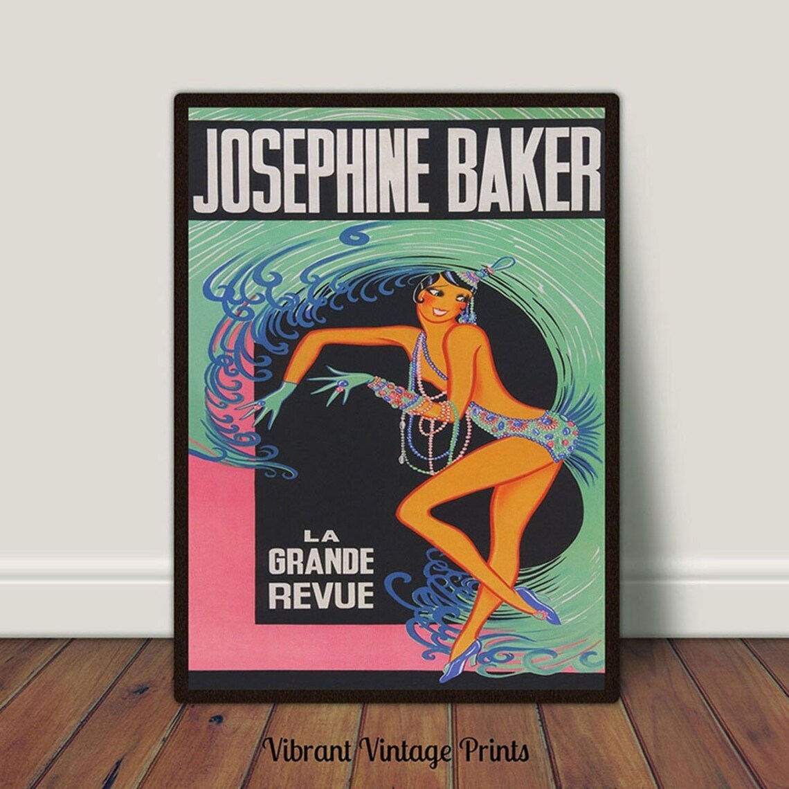 Josephine Baker Vintage Paris Dancer Art Print