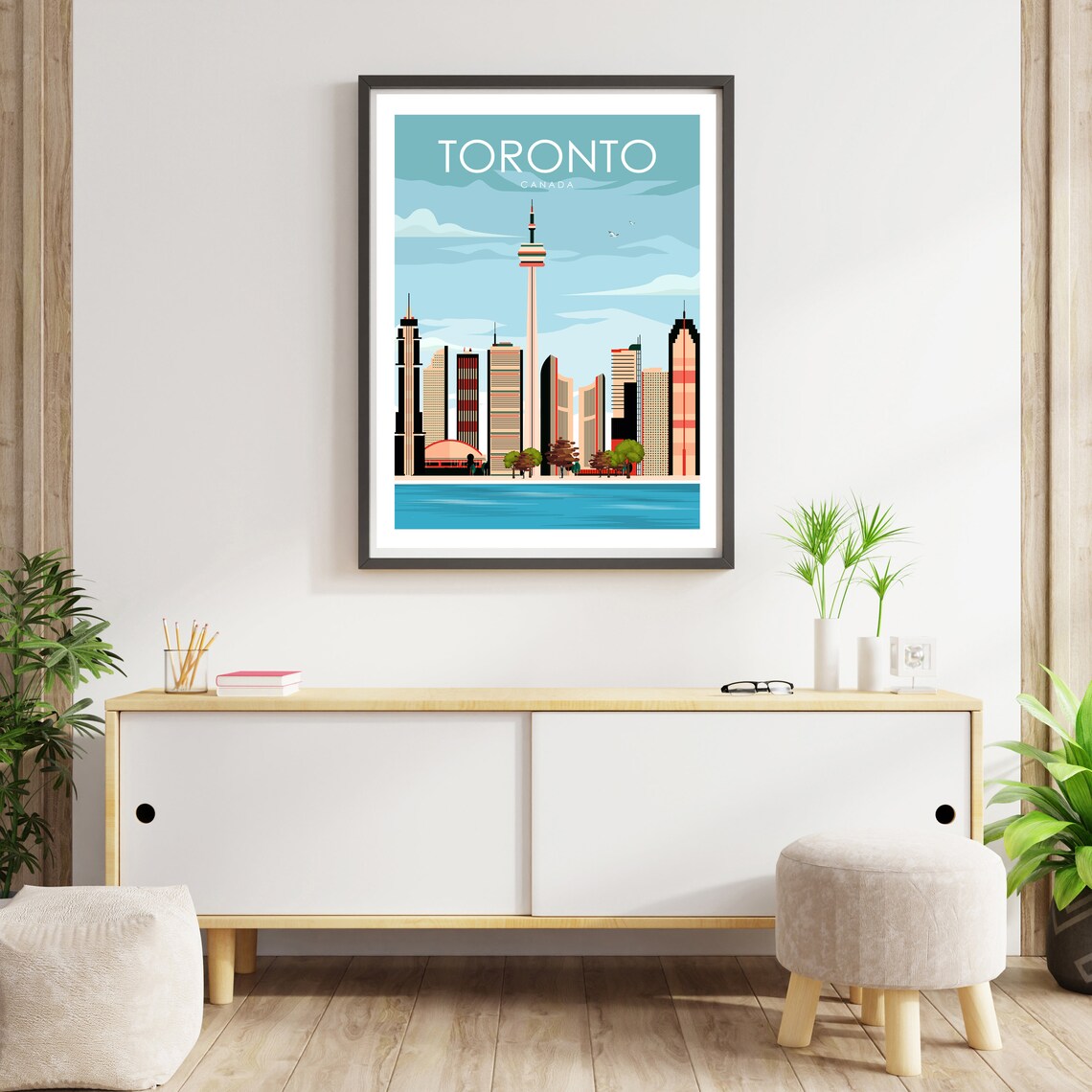 Toronto Retro Travel Poster, Canada Wall Art - Image 2