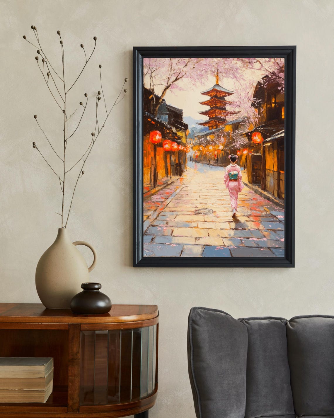 Kyoto Japan Vintage Travel Poster, Wedding Gift - Image 2