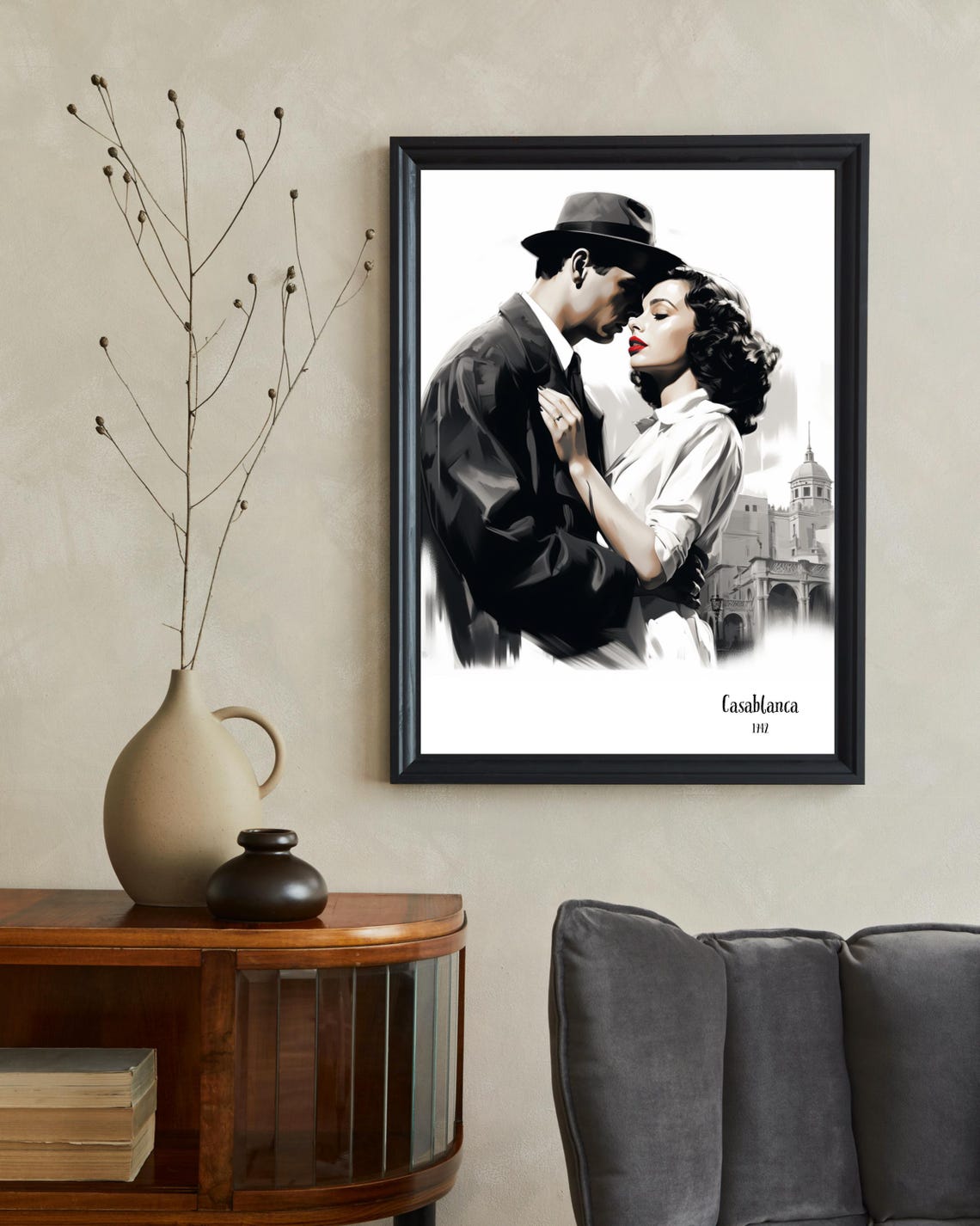 Casablanca Inspired Movie Poster, Morocco Gifts - Image 2