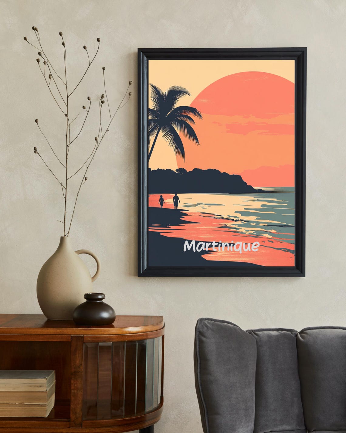 Martinique Travel Poster, Caribbean Home Decor - Image 2