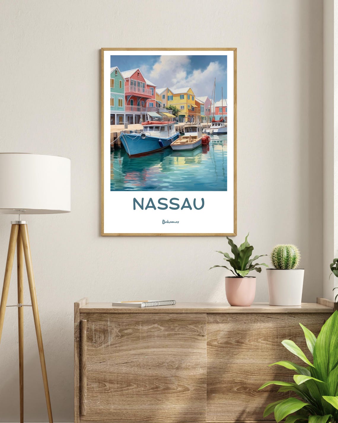 Nassau Bahamas Travel Poster, Wedding Gift - Image 2