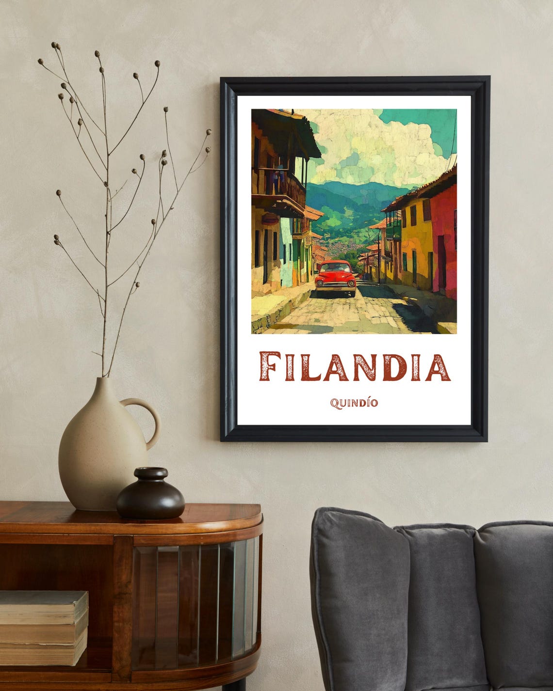 Filandia Quindio Travel Poster, Colombia - Image 2