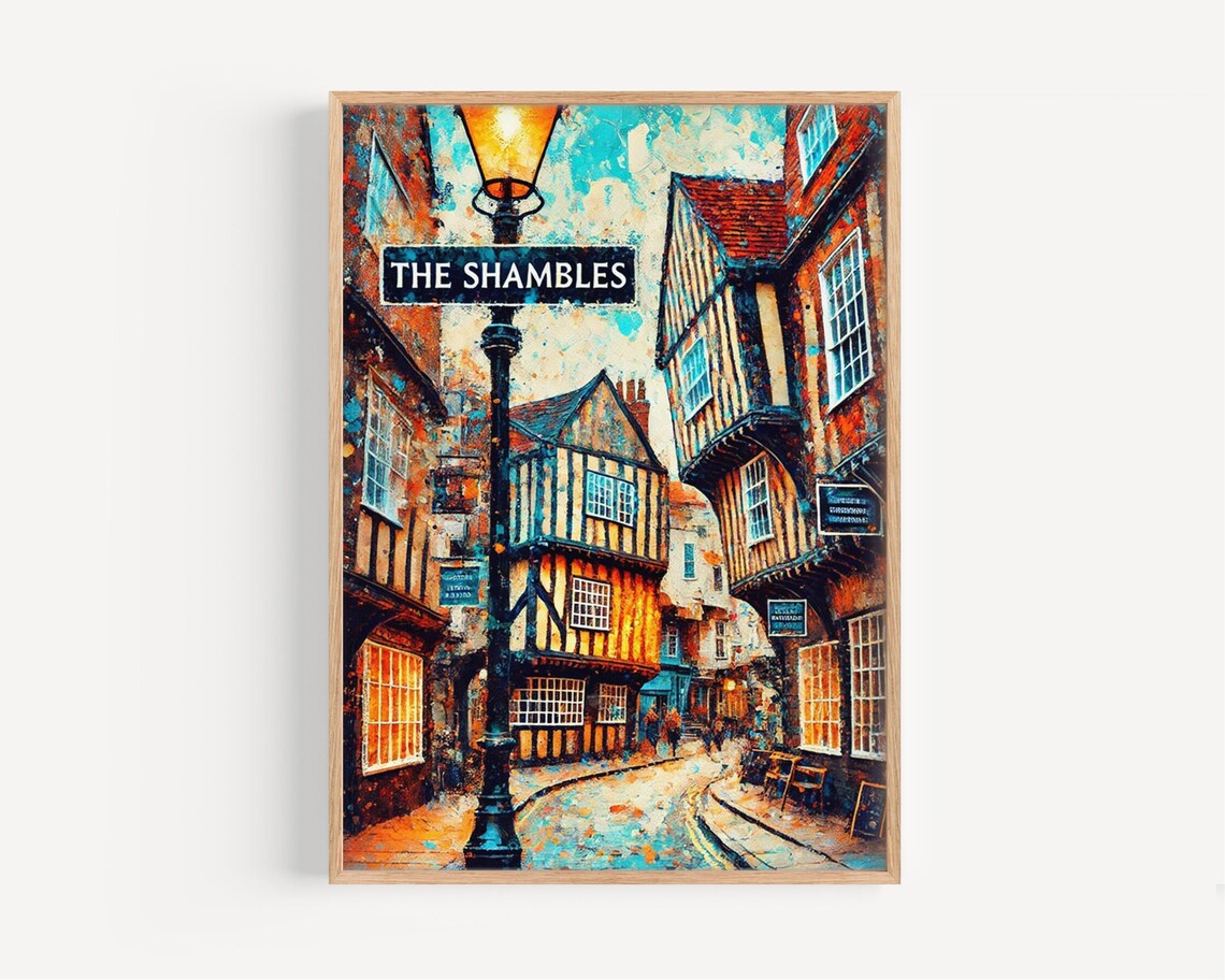 The Shambles York Housewarming Gift Poster