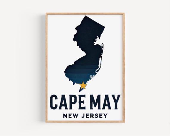 Cape May New Jersey Gift Poster