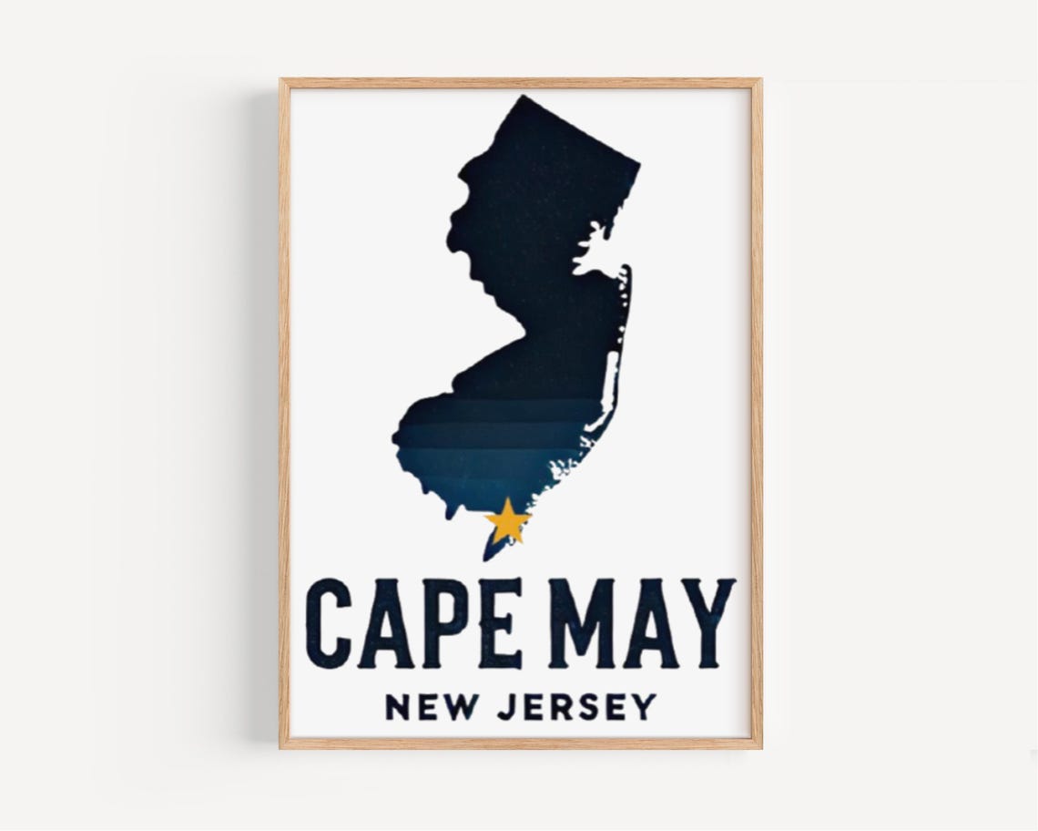 Cape May New Jersey Gift Poster