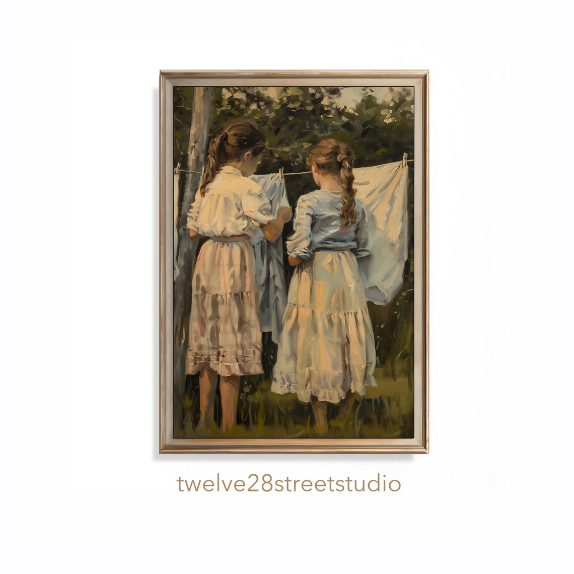 Laundry Room Vintage Farmhouse Art Print