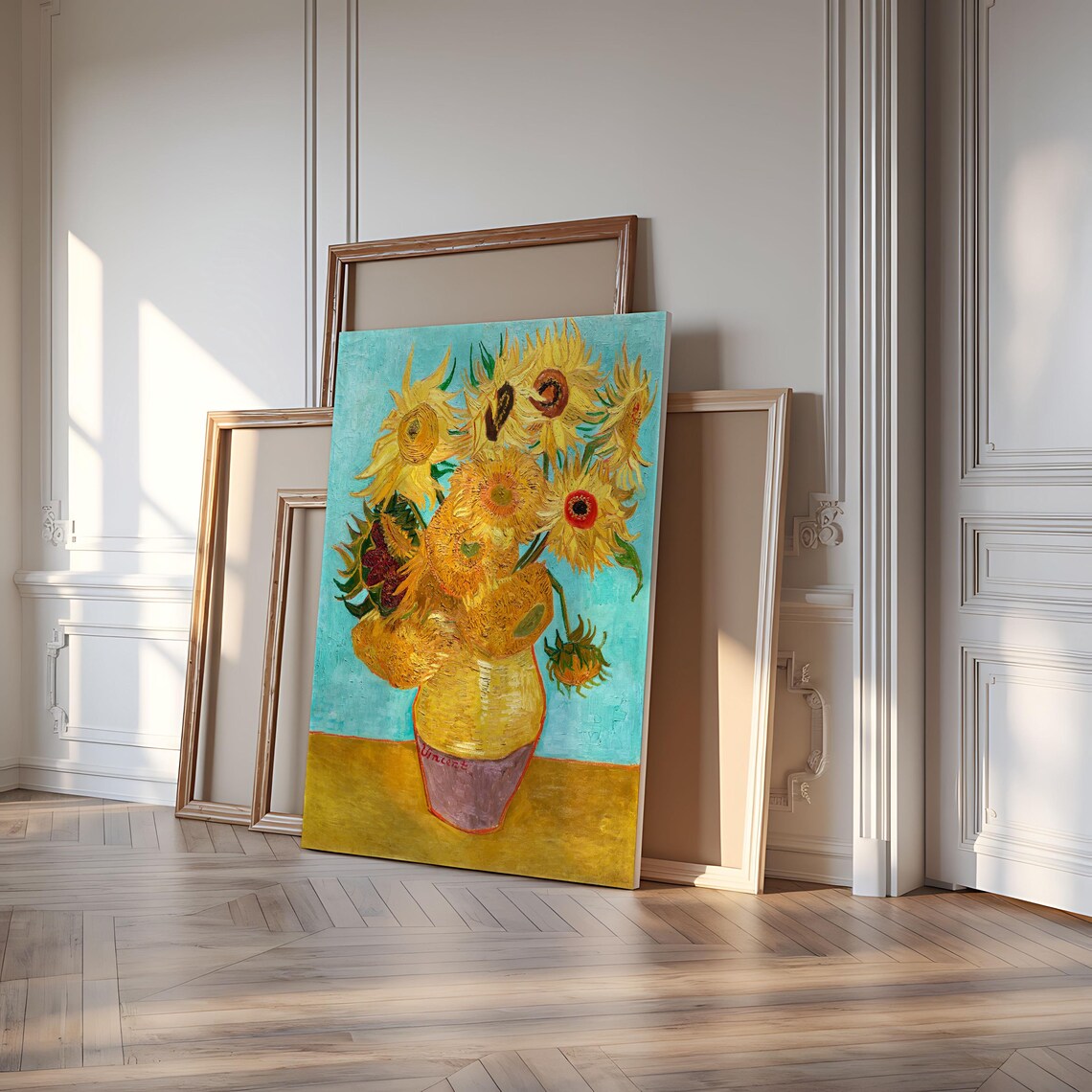 Van Gogh Floral Still Life, Vintage Botanical Poster - Image 3