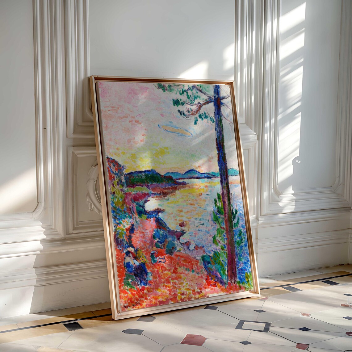 Henri Matisse Coastal Seascape, Mediterranean Landscape Art - Image 4