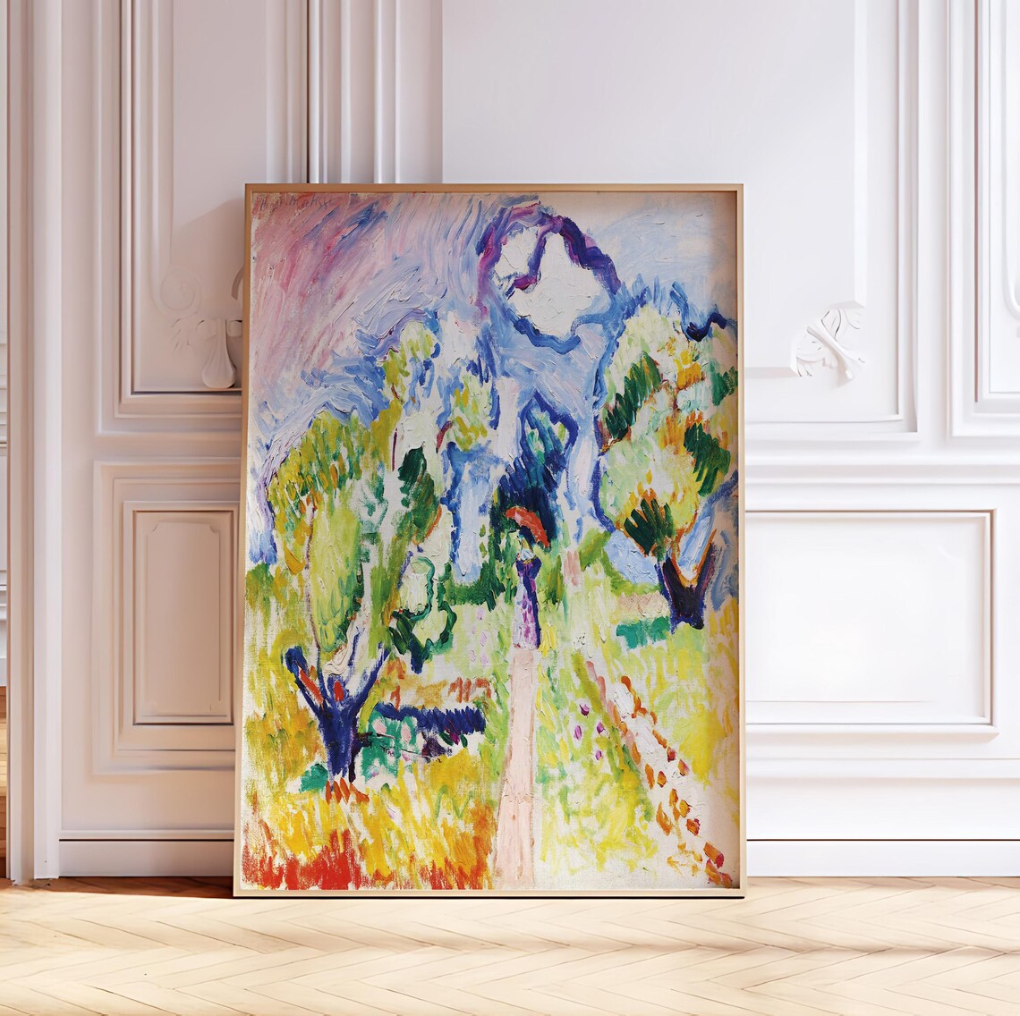 Henri Matisse Mediterranean Landscape, Vintage Art Print