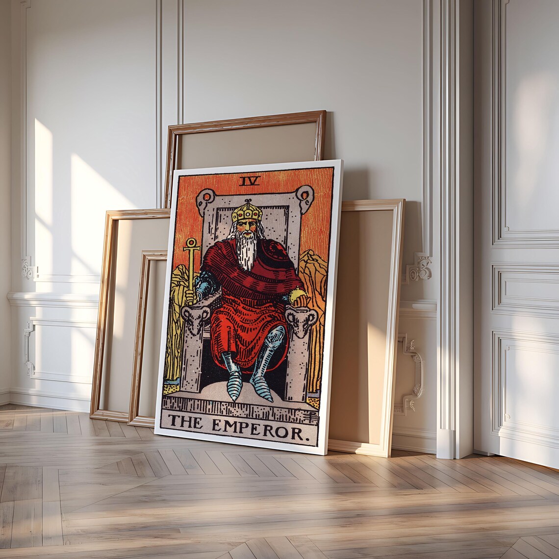 Tarot Cards Rider Waite, The Emperor Art Print - Image 5