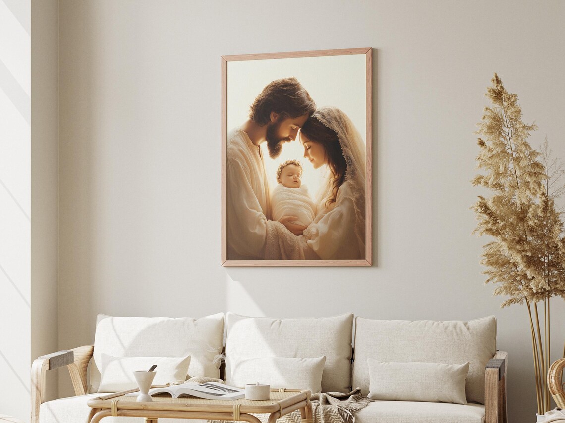 Nativity Christmas Nativity Scene Art Print - Image 3