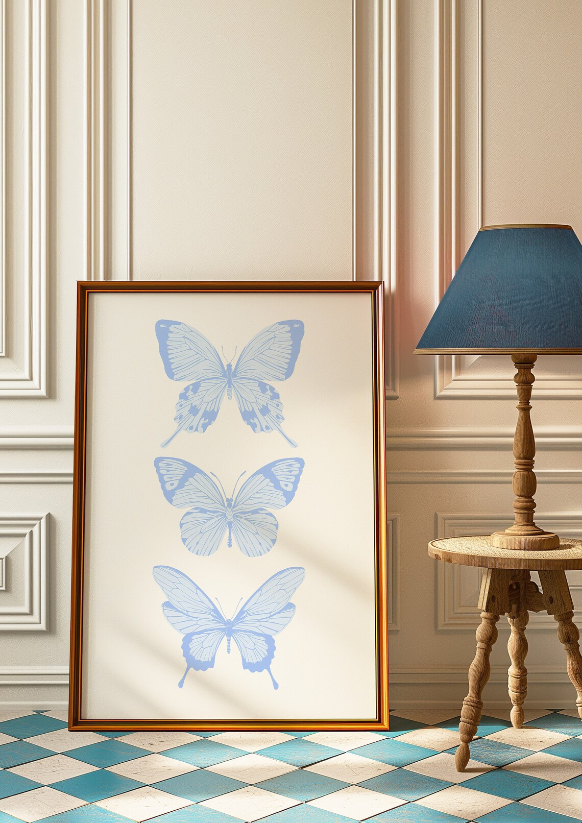 Butterfly Art Print, Trendy Preppy Dorm Decor - Image 3