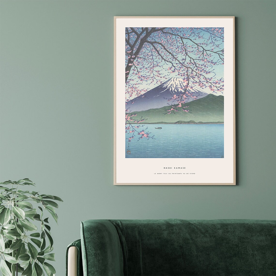 Mount Fuji Japan Travel Poster, Hasui Kawase - Image 3