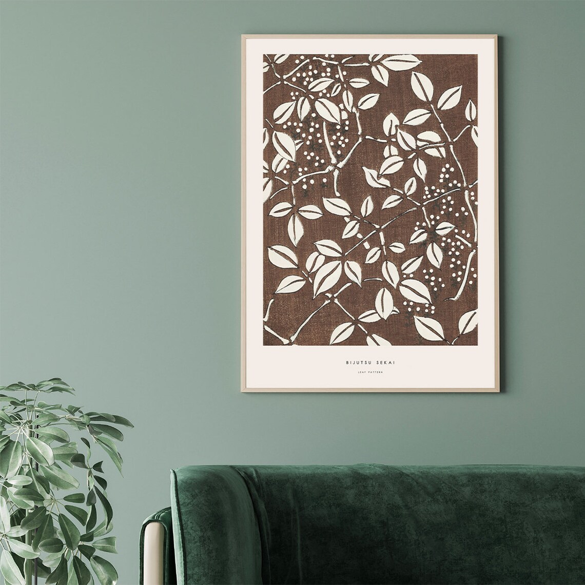 Bijutsu Sekai Japanese Flower Patterns Art Print - Image 3