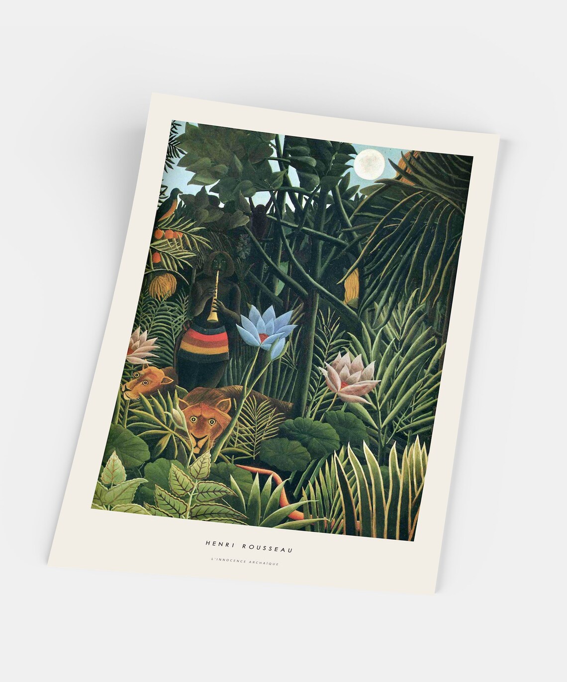 Rousseau Archaic Innocence Exhibition Poster Art Print - Image 3