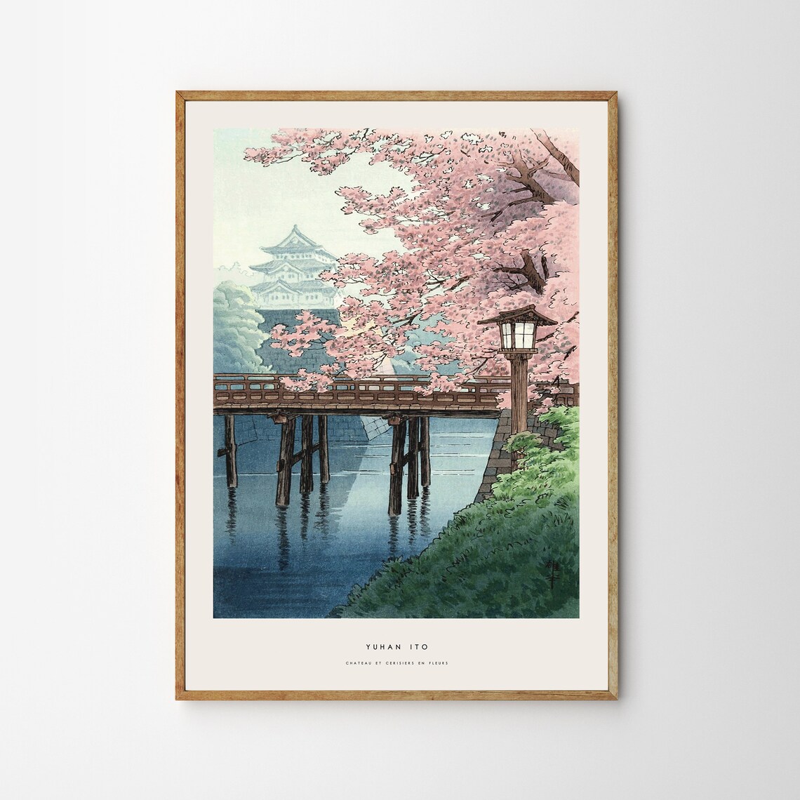 Japanese Cherry Blossom Japan Poster, Sakura Art Print - Image 4