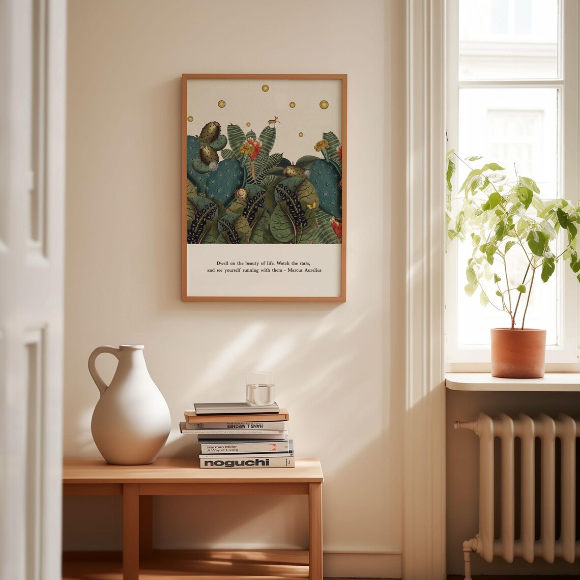 Marcus Aurelius Quote, Whimsical Garden Art Print - Image 2