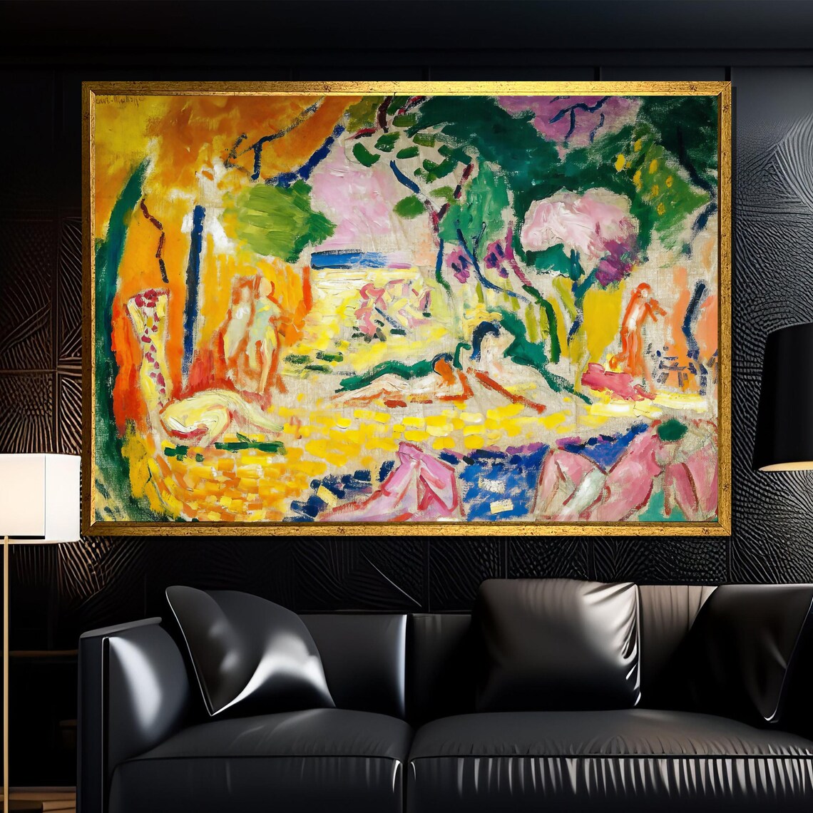 Henri Matisse Joy of Life Vibrant Fauvist Masterpiece Art Poster