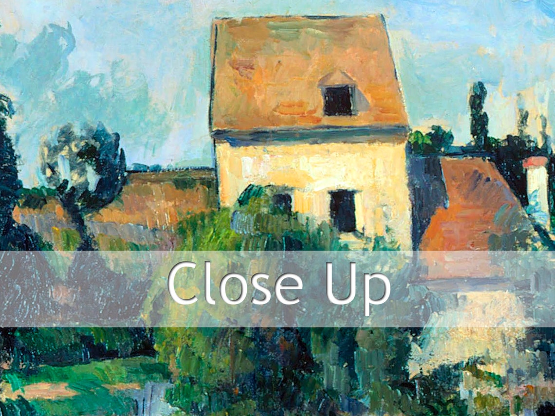 Paul Cezanne Mill on the Couleuvre 1881 Pontoise Scene Poster - Image 2
