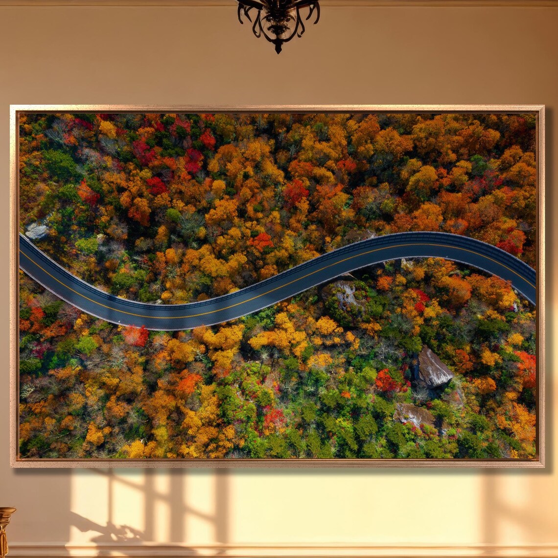 Blue Ridge Parkway, North Carolina Travel Poster