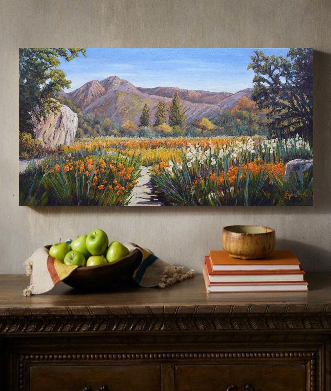 Santa Barbara Botanical Garden Art Print, Landscape - Image 2