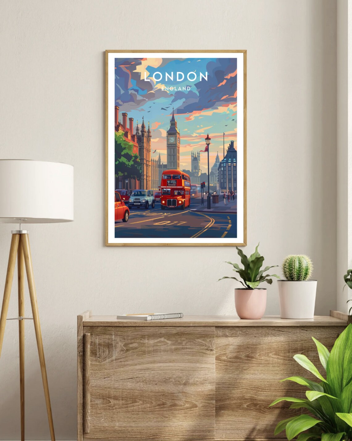 London Travel Poster, Big Ben England Europe - Image 3